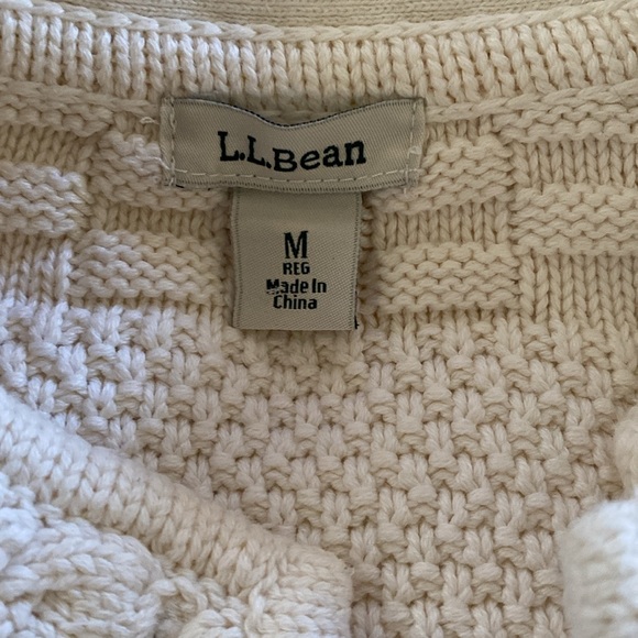 LL Bean Cotton Cardigan - Picture 4 of 6
